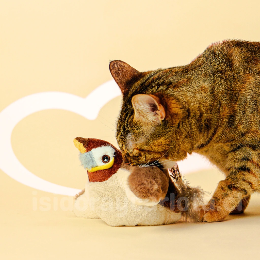 Pajarito interactivo para gatos grande - Imagen 2