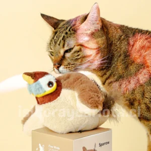 Pajarito interactivo para gatos grande