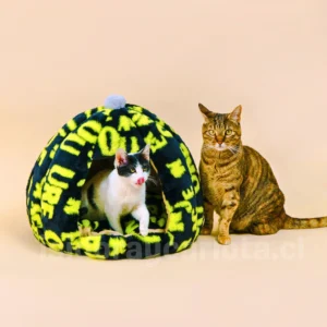Cama iglú para gatos