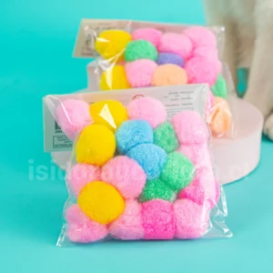 Bolsa de pelotitas felpa para gatos