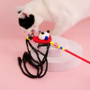 Varita corazón para gatos
