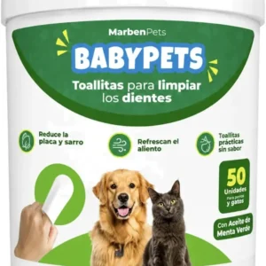 Toallitas dentales para mascotas (50u)