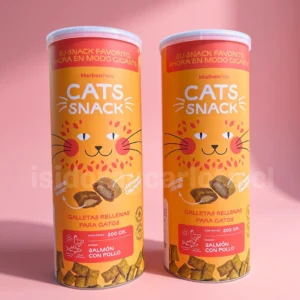Tarro galletas para gatos catsnack salmón con pollo